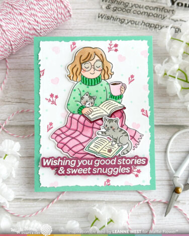 Alternative view of WAFFLE FLOWER - Simple Joy Coloring Stencil