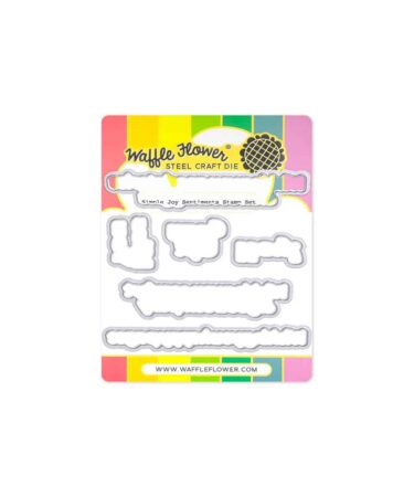 WAFFLE FLOWER - Simple Joy Sentiments Matching Die