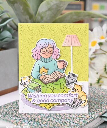 Alternative view of WAFFLE FLOWER - Simple Joy Sentiments Matching Die