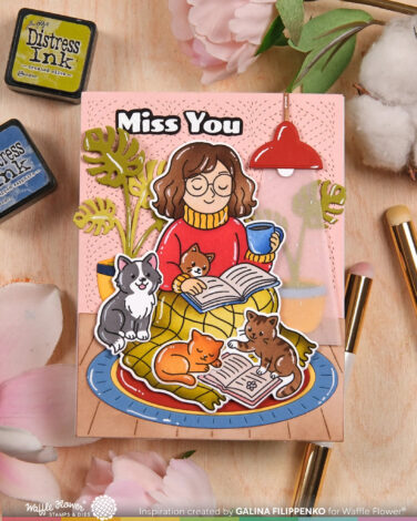 Alternative view of WAFFLE FLOWER - Cozy Spot Add-ons Die