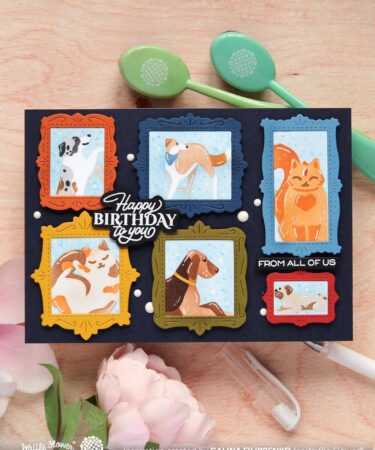 Alternative view of WAFFLE FLOWER - Postage Collage Frames Die