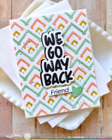 Alternative view of WAFFLE FLOWER - Old Friend Sentiments Combo