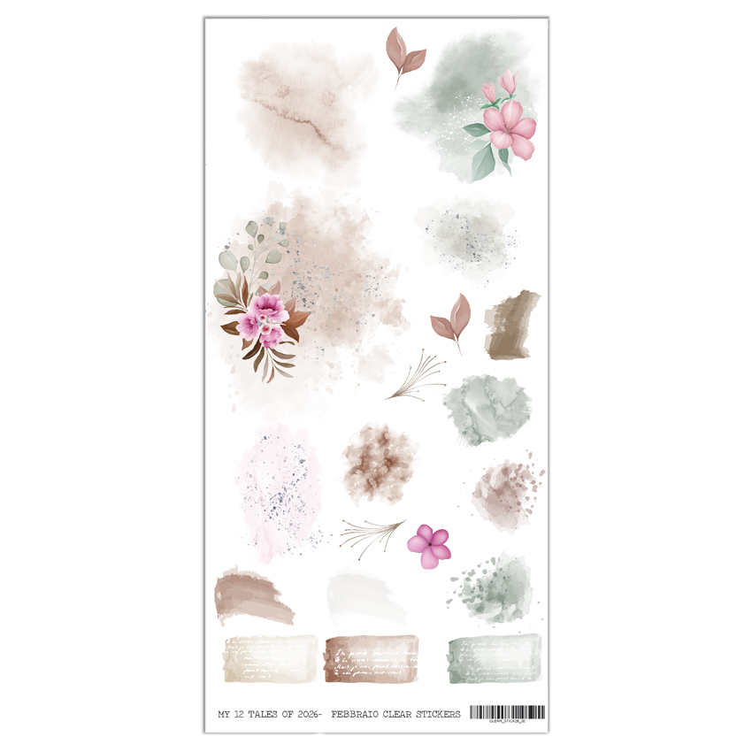 IL NEGOZIO DELLA MAMMA DI CLE - GLI ABBELLIMENTI DELLA CLE – MY TALES OF 2026 - FEBBRAIO - STICKER TRASPARENTI