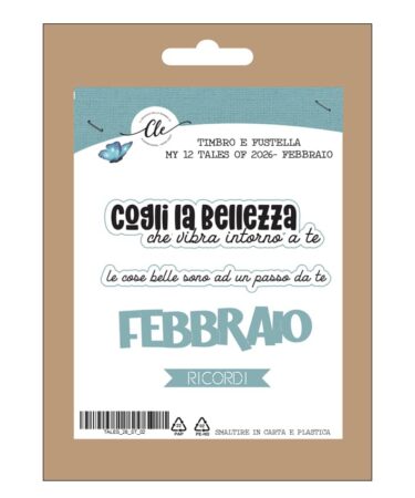 IL NEGOZIO DELLA MAMMA DI CLE - I TIMBRI DELLA CLE – MY TALES OF  2026 - FEBBRAIO -  TIMBRO + FUSTELLA COORDINATA