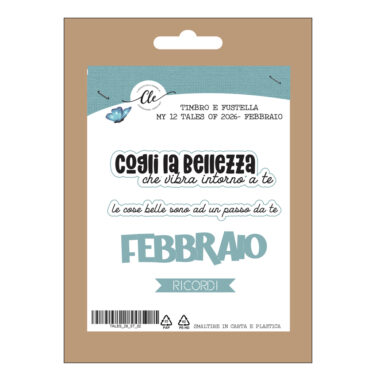 IL NEGOZIO DELLA MAMMA DI CLE - I TIMBRI DELLA CLE – MY TALES OF  2026 - FEBBRAIO -  TIMBRO + FUSTELLA COORDINATA
