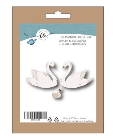 IL NEGOZIO DELLA MAMMA DI CLE – LE FUSTELLE DELLA CLE - ANIMALETTI - ROMEO E GIULIETTA - I CIGNI INNAMORATI