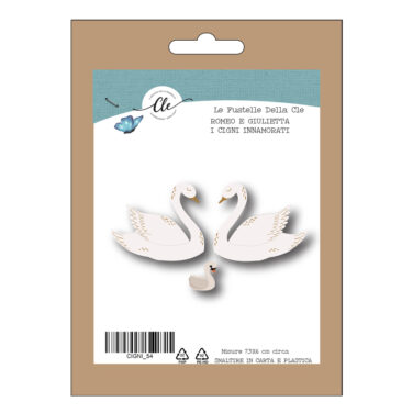 IL NEGOZIO DELLA MAMMA DI CLE – LE FUSTELLE DELLA CLE - ANIMALETTI - ROMEO E GIULIETTA - I CIGNI INNAMORATI