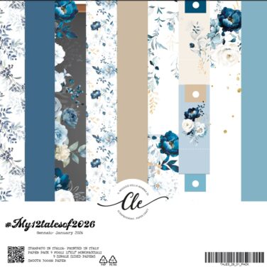 IL NEGOZIO DELLA MAMMA DI CLE - LE CARTE DELLA CLE - MY TALES OF  2026 - GENNAIO  PAPER PACK  12X12