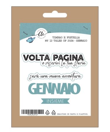 IL NEGOZIO DELLA MAMMA DI CLE - I TIMBRI DELLA CLE – MY TALES OF  2026 - GENNAIO - TIMBRO + FUSTELLE COORDINATE
