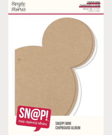 SIMPLE STORIES - New SNAP Products - SN@P! - Mini Chipboard Album - Mouse Ear