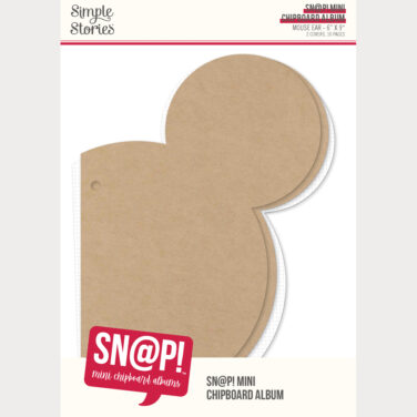 SIMPLE STORIES - New SNAP Products - SN@P! - Mini Chipboard Album - Mouse Ear
