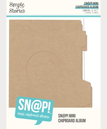SIMPLE STORIES - New SNAP Products - SN@P! - Mini Chipboard Album - Camera