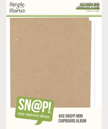 SIMPLE STORIES - New SNAP Products - SN@P! - Mini Chipboard Album - 4x6