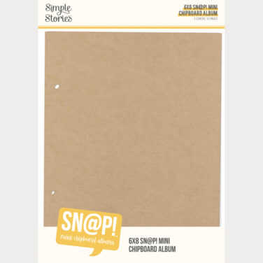 SIMPLE STORIES - New SNAP Products - SN@P! - Mini Chipboard Album - 6x8