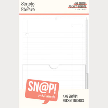 SIMPLE STORIES - New SNAP Products - 4x6 SN@P! - Pocket Binder Inserts
