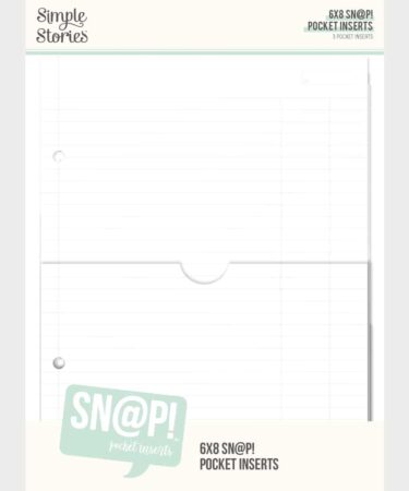 SIMPLE STORIES - New SNAP Products - 6x8 SN@P! - Pocket Binder Inserts