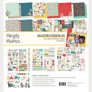 SIMPLE STORIES - Collezione Say Cheese Happiest Place - Collector's Essential Kit