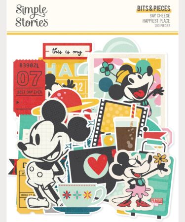 SIMPLE STORIES - Collezione Say Cheese Happiest Place - Bits & Pieces
