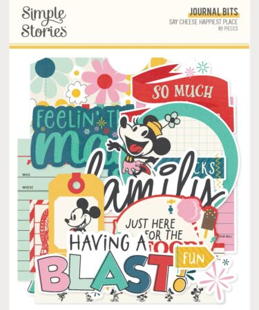 SIMPLE STORIES - Collezione Say Cheese Happiest Place - Journal Bits & Pieces