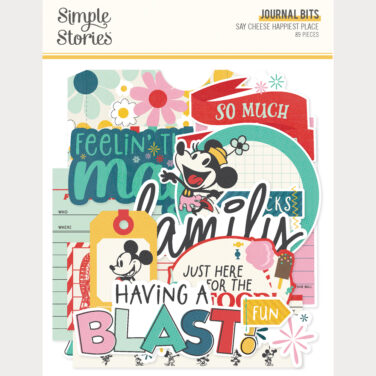 SIMPLE STORIES - Collezione Say Cheese Happiest Place - Journal Bits & Pieces
