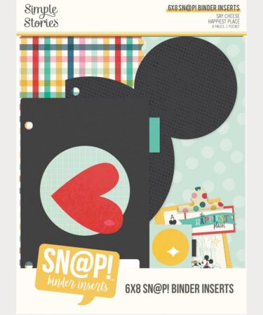 SIMPLE STORIES - Collezione Say Cheese Happiest Place - 6x8 SN@P! Binder Inserts