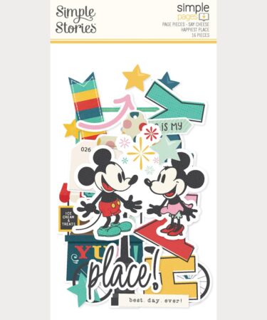 SIMPLE STORIES - Collezione Say Cheese Happiest Place - Simple Pages Page Pieces