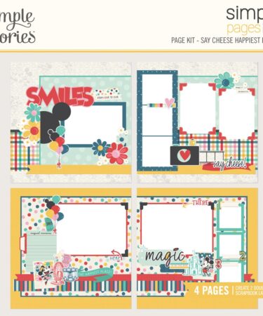 SIMPLE STORIES - Collezione Say Cheese Happiest Place - Simple Pages Page Kit