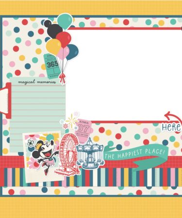 Alternative view of SIMPLE STORIES - Collezione Say Cheese Happiest Place - Simple Pages Page Kit
