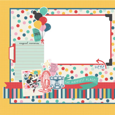 Alternative view of SIMPLE STORIES - Collezione Say Cheese Happiest Place - Simple Pages Page Kit
