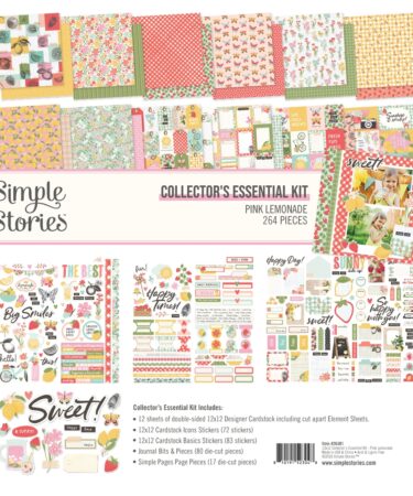 SIMPLE STORIES - Collezione Pink Lemonade - Collector's Essential Kit