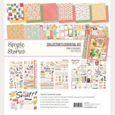 SIMPLE STORIES - Collezione Pink Lemonade - Collector's Essential Kit