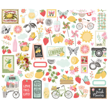 Alternative view of SIMPLE STORIES - Collezione Pink Lemonade - Bits & Pieces