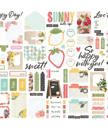 Alternative view of SIMPLE STORIES - Collezione Pink Lemonade - Journal Bits & Pieces