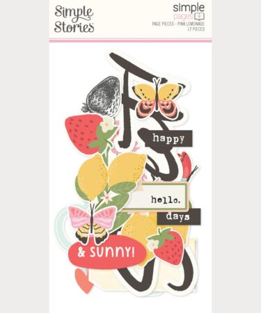 SIMPLE STORIES - Collezione Pink Lemonade - Simple Pages Page Pieces