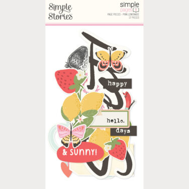 SIMPLE STORIES - Collezione Pink Lemonade - Simple Pages Page Pieces