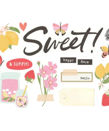 Alternative view of SIMPLE STORIES - Collezione Pink Lemonade - Simple Pages Page Pieces