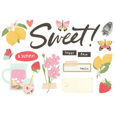 Alternative view of SIMPLE STORIES - Collezione Pink Lemonade - Simple Pages Page Pieces