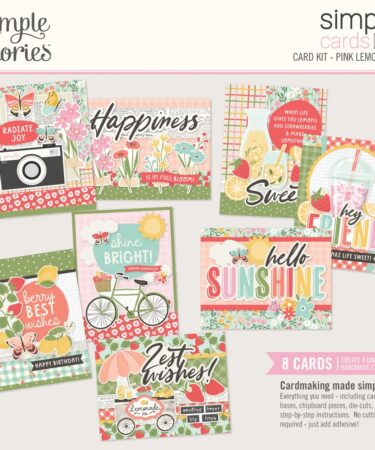 SIMPLE STORIES - Collezione Pink Lemonade - Simple Cards Card Kit