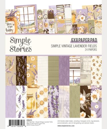 SIMPLE STORIES - Collezione  Simple Vintage Lavender Fields -  6x8 Pad