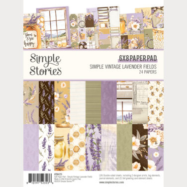 SIMPLE STORIES - Collezione  Simple Vintage Lavender Fields -  6x8 Pad