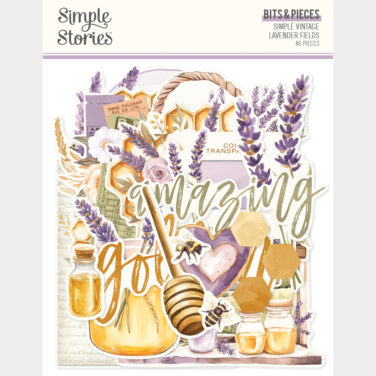 SIMPLE STORIES - Collezione  Simple Vintage Lavender Fields - Bits & Pieces