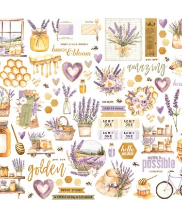 Alternative view of SIMPLE STORIES - Collezione  Simple Vintage Lavender Fields - Bits & Pieces