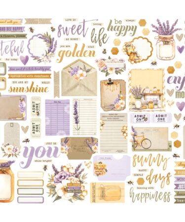Alternative view of SIMPLE STORIES - Collezione  Simple Vintage Lavender Fields -  Journal Bits & Pieces