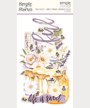 SIMPLE STORIES - Collezione Simple Vintage Lavender Fields - Simple Pages Page Pieces
