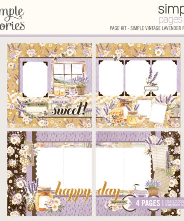 SIMPLE STORIES - Collezione Simple Vintage Lavender Fields - Simple Pages Page Kit