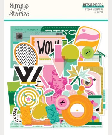 SIMPLE STORIES - Collezione Color Me Happy - Bits & Pieces