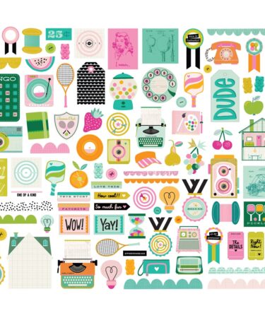 Alternative view of SIMPLE STORIES - Collezione Color Me Happy - Bits & Pieces