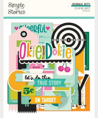 SIMPLE STORIES - Collezione Color Me Happy - Journal Bits & Pieces