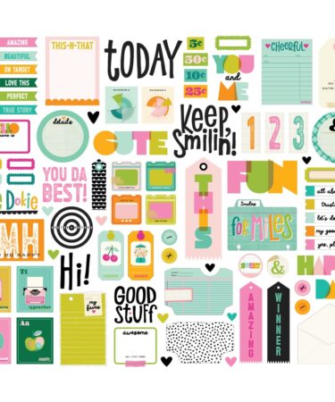 Alternative view of SIMPLE STORIES - Collezione Color Me Happy - Journal Bits & Pieces