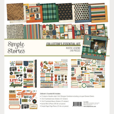 SIMPLE STORIES - Collezione  Rustic Legend -Collector's Kit